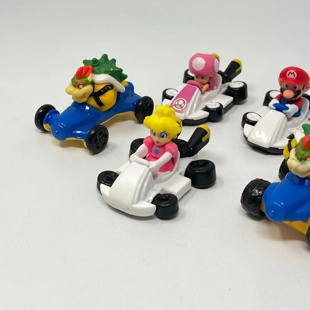 McDonalds Happy Meal Toys Mario Kart Nintendo Collectible lot of 5